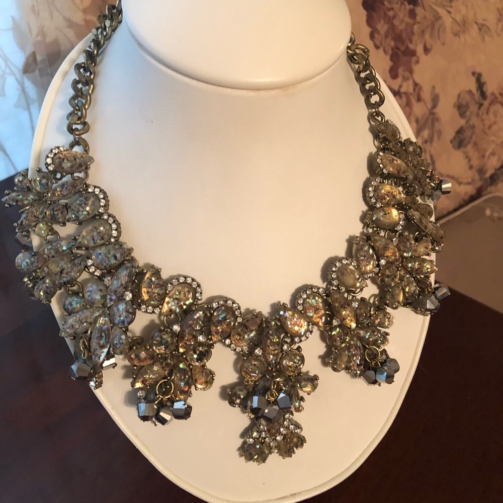 Gorgeous Gemstone Statement Necklace - image 2